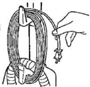 SANYO SC-U11 MA - WINDING THE POWER CORD - 2