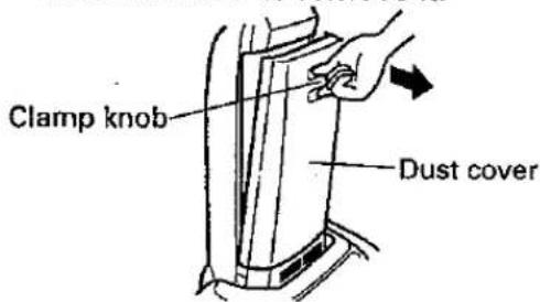 Clamp knob Dust cover