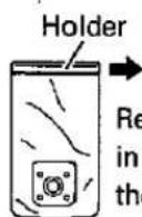 SANYO SC-U11 MA - Emptying the bag - 2