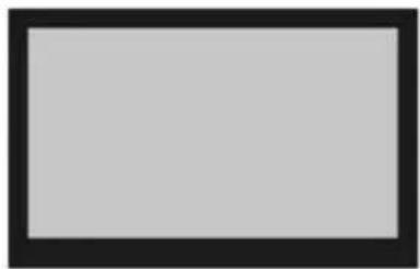 Blank gray rectangle with black border (no text or symbols)