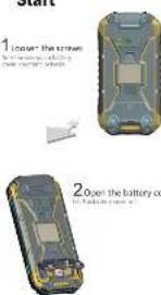 1. Open the screen 2. Open the battery on the battery screen
