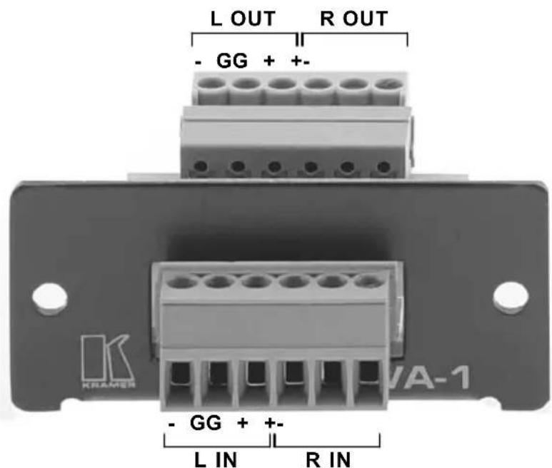 L OUT R OUT - GG + + VA-1 - GG + + L IN R IN