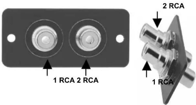 1 RCA 2 RCA 2 RCA 1 RCA