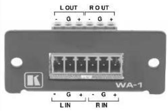 L OUT - G + - G + WA-1 - G + - G + LIN R IN