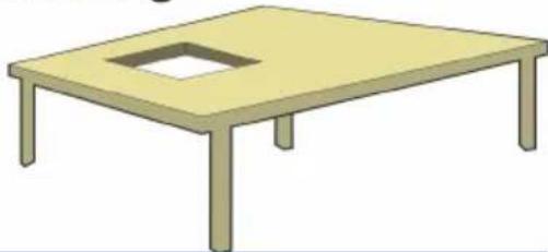 Kramer TBUS-1AXL-BC - Step 3: Prepare the table for mounting - 1