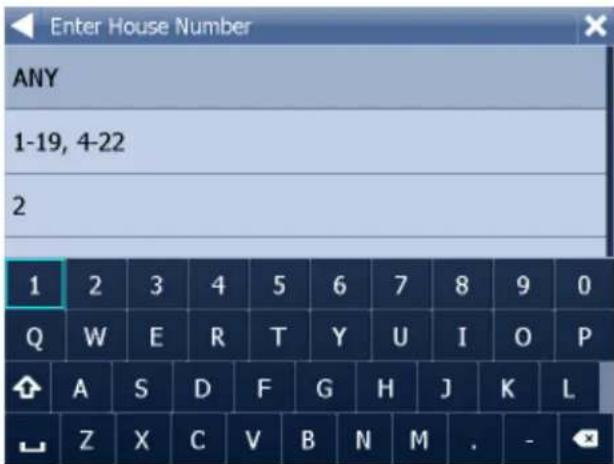 Enter House Number ANY 1-19, 4-22 2 1 2 3 4 5 6 7 8 9 0 Q W E R T Y U I O P A S D F G H J K L Z X C V B N M . -