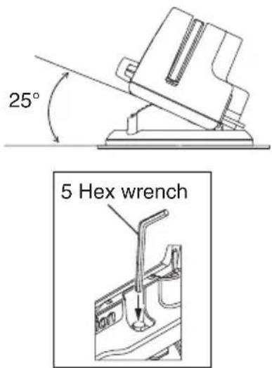25° 5 Hex wrench