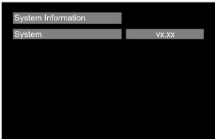 System Information System vx.xx