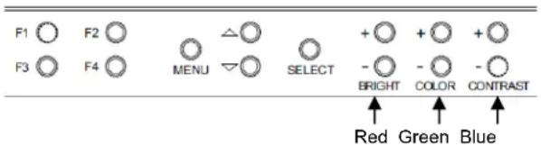 MARSHALL V-LCD50-HDI - ■ RGB Bias and Gain - 2