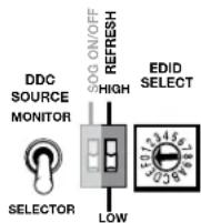 Extron DVI-RGB 200 - Capturing a User-recorded EDID - 1