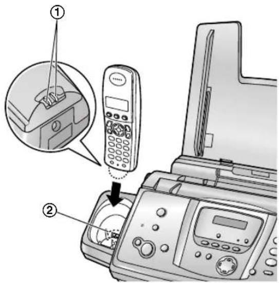 PANASONIC KX-FC235GR - Φόρτιση μπαταρίας - 2