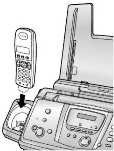 PANASONIC KX-FC235GR - Φόρτιση μπαταριών - 1