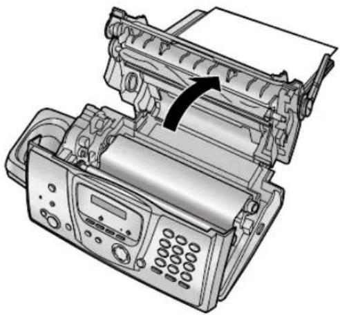 PANASONIC KX-FC235GR - Όταν το χαρτί μπλοκάρει μέσα στη συσκευή - 3
