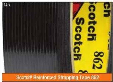 145 scotch® Reinforced Strapping Tape 862