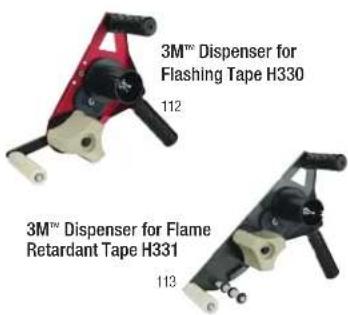 3M™ Dispenser for Flashing Tape H330 112 3M™ Dispenser for Flame Retardant Tape H331 113