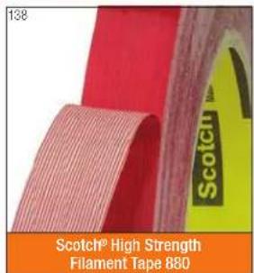 138 Scotch® High Strength Filament Tape 880