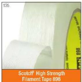 135 Scotcft® High Strength Filament Tape 898