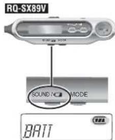 RQ-SX89V SOUND MODE BATT