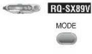 PANASONIC RQ-SX89V - Repealing a song (One-repeat function) / 重复首歌曲(单曲重复功能)/ Повтор песни (функция одного повтора) - 2