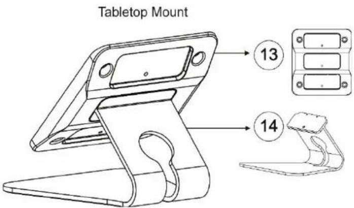 Tabletop Mount 13 14