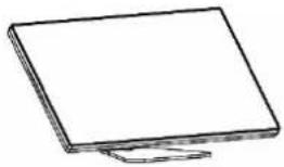Kramer KT-2015WM - Insert the stand into the VESA bracket. - 3