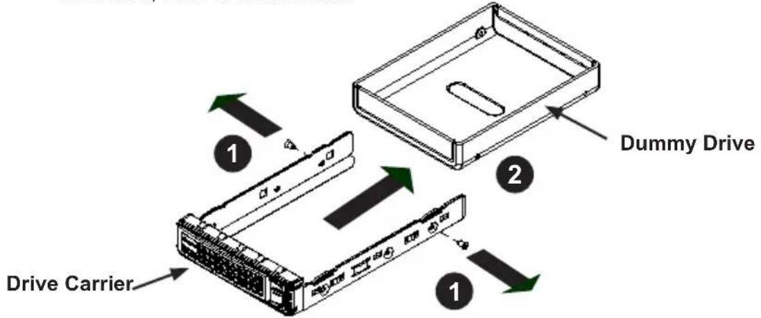 Dummy Drive Drive Carrier