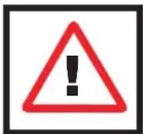 Warning sign with red triangle and exclamation mark, commonly used to indicate a hazard or alert event.