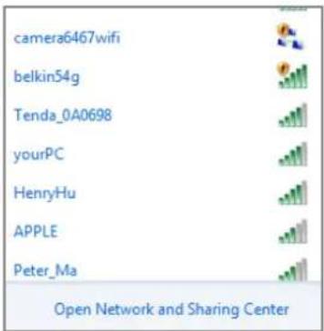 camera6467wifi belkin54g Tenda_0A0698 yourPC HenryHu APPLE Peter_Ma Open Network and Sharing Center