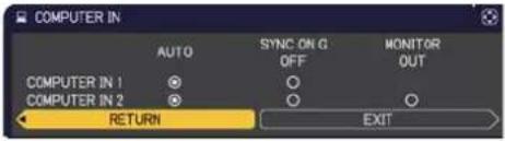 MAXELL MC-EX353E - INPUT menu - 3