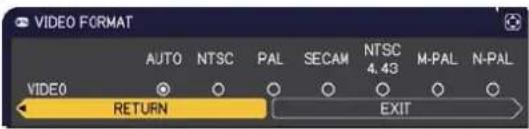 MAXELL MC-EX353E - INPUT menu - 2