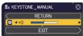 MAXELL MC-EX353E - Correcting the keystone distortions - 2