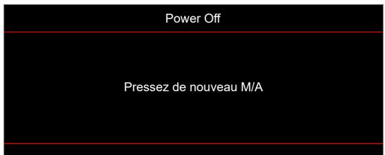Power Off Pressez de nouveau M/A