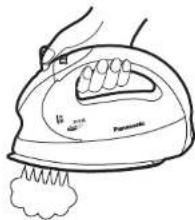 PANASONIC NI-L66E - How to use the jet of steam feature - 3