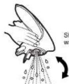 PANASONIC NI-L66E - How to use the jet of steam feature - 5