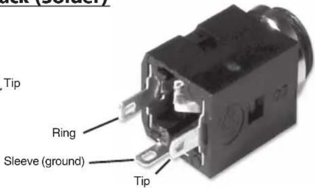 Back (Docker) Tip Ring Sleeve (ground) Tip