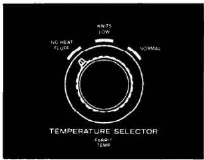 NANOS LOW NO HEAT FLUFF NORMAL TEMPERATURE SELECTOR FABRIC TEMP