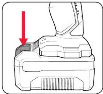 Ozito PXBDS-220 - Removing the Battery Pack - 1