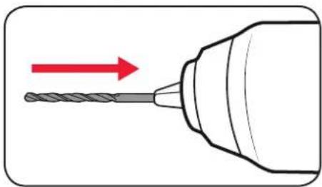 Ozito PXBDS-220 - Installing a Drill Bit - 2