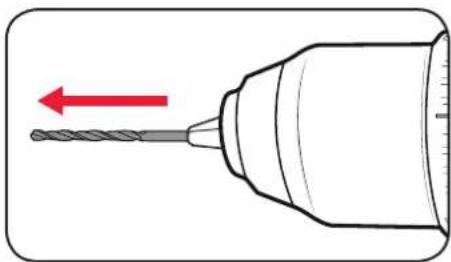 Ozito PXBDS-220 - Installing a Drill Bit - 4