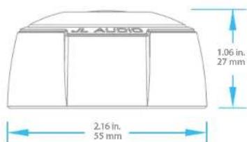 JL AUDIO 1.06 in. 27 mm 2.16 in. 55 mm