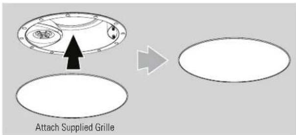 Attach Supplied Grille
