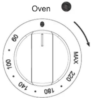 Oven MAX 180 220 140 100 90 60 Oven