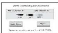 SANYO DP46812 - SIGNAL SEARCH RESULT SCREEN - 1