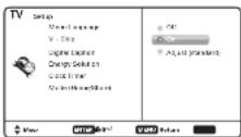 SANYO DP46812 - ADJUSTING THE V-CHIP RATINGS - 1