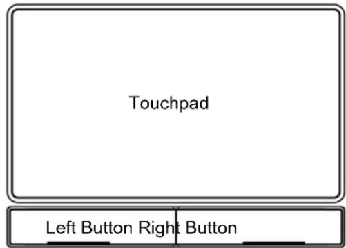 Touchpad Left Button Right Button