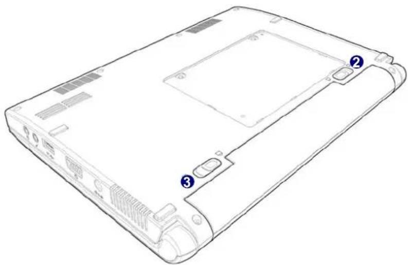 VIEWSONIC ViewBook VNB102 - Installing the Battery - 2