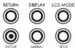 RETURN DISPLAY LCD MODE SETUP MENU TITLE