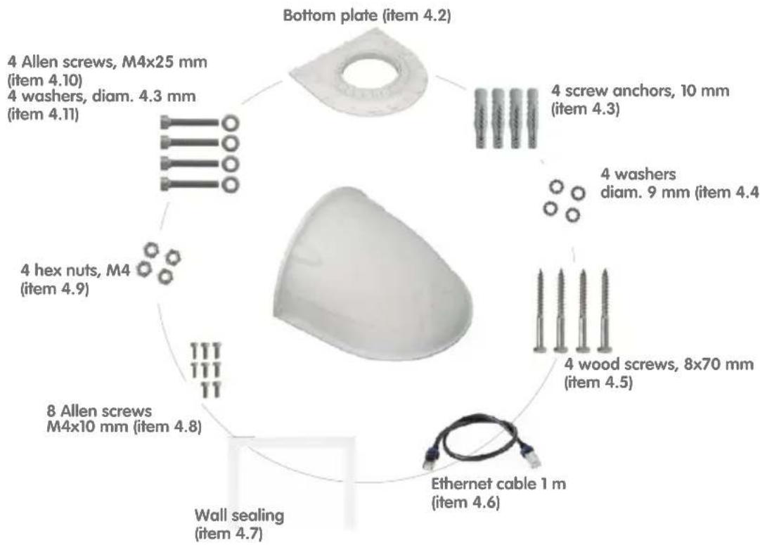 Mobotix MX-D15Di-Sec-Pano - Camera Housing and Connectors - D15-DNight - 4