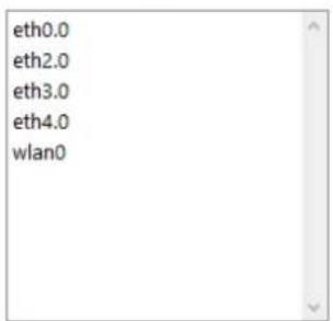 eth0.0 eth2.0 eth3.0 eth4.0 wlan0