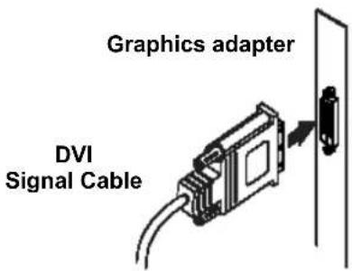 Graphics adapter DVI Signal Cable